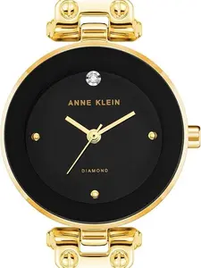 Anne Klein Women's Genuine Diamond Dial Bangle Watch