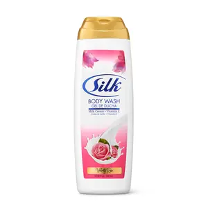 Silk Velvety Rose Body Wash 500ml – Formula for Skin Like Silk, Luxurious Rose-Infused Body Care Shower Gel, Daily Cleanser for Smooth – Gentle Body Wash for Women & Men