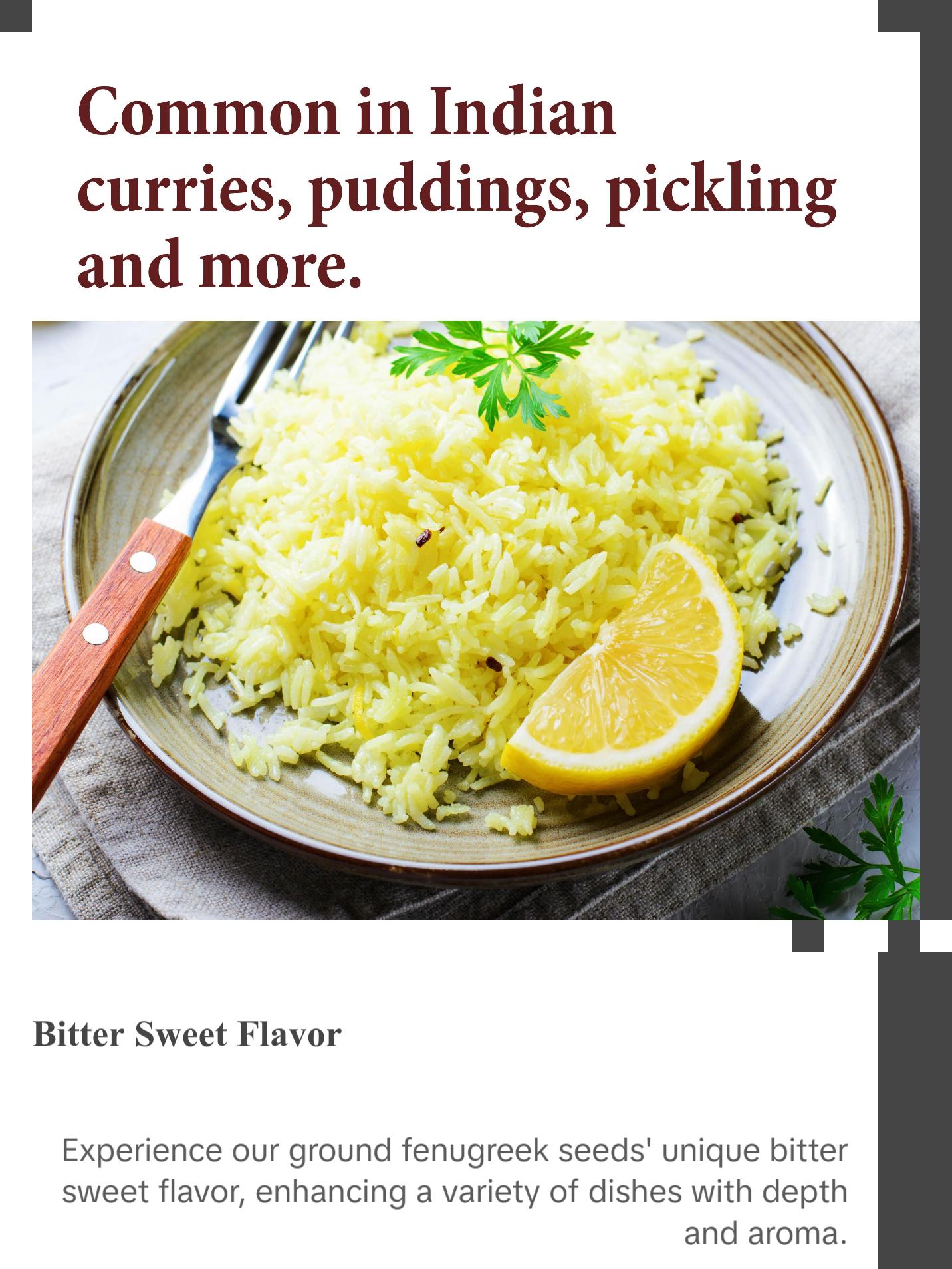 The Spice Way Ground Fenugreek Seeds