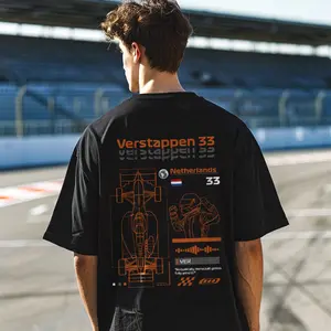 2-sided Max Verstappen Shirt, Verstappen Number 44 Shirt, Verstappen F1 Red Bull Tee, Verstappen #44 Grand Prix Oversized T-Shirt, Gift for Fans Free Shipping