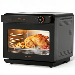 OUNIN 25.4QT Combi Steam Oven Countertop 11-in-1 Air Fryer Toaster Oven Combo with Bake, Roast, Broil, Steam, Dehydrate, Sterilize, Reheat, Stainless Steel