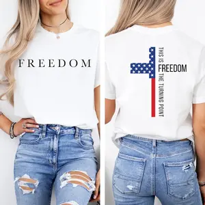 Freedom Charlie Kirk Christian Tee, Freedom Tee-shirt, Justice For Charlie Kirk Tshirt, Charlie Kirk Is My Hero Shirt, Charlie Kirk Tee