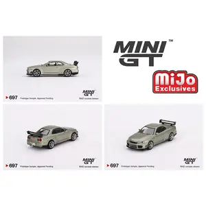 Nissan Skyline GT-R (R34) "Tommykaira R-z" RHD (Right Hand Drive) Millenium Jade Metallic Limited Edition to 6000 pieces Worldwide 1/64 Diecast Model