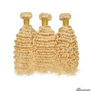 Virgin Hair Outlet 10A 613 Deep Wave 3 Bundles Set