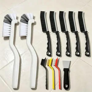11Pcs Crevice Cleaning Brush Set – Hard Bristle Cleaning Supplies for Kitchen, Bathroom, Corner, Grout & Sink, Remove Dirt & Grime Easily, Viral TikTok Deep Cleaning Must-Have, Satisfying Home Gadget Gift for Women & Men