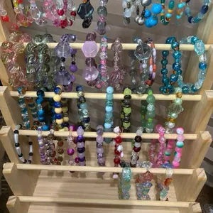 Double row glass bead bracelets (see examples)