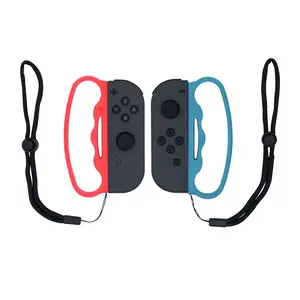 Boxing Grip with Hand Straps for NS Switch/Switch OLED Joy-Con Fitness Boxing Game Blue and Red