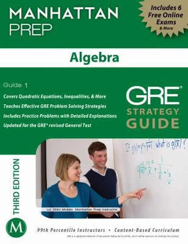 Used Books - Manhattan Prep Algebra GRE Strategy Guide, 3rd Edition (Paperback, English), Detailed Answer Explanations