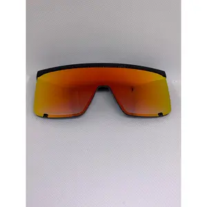 Square Lens Reflective Sunglasses