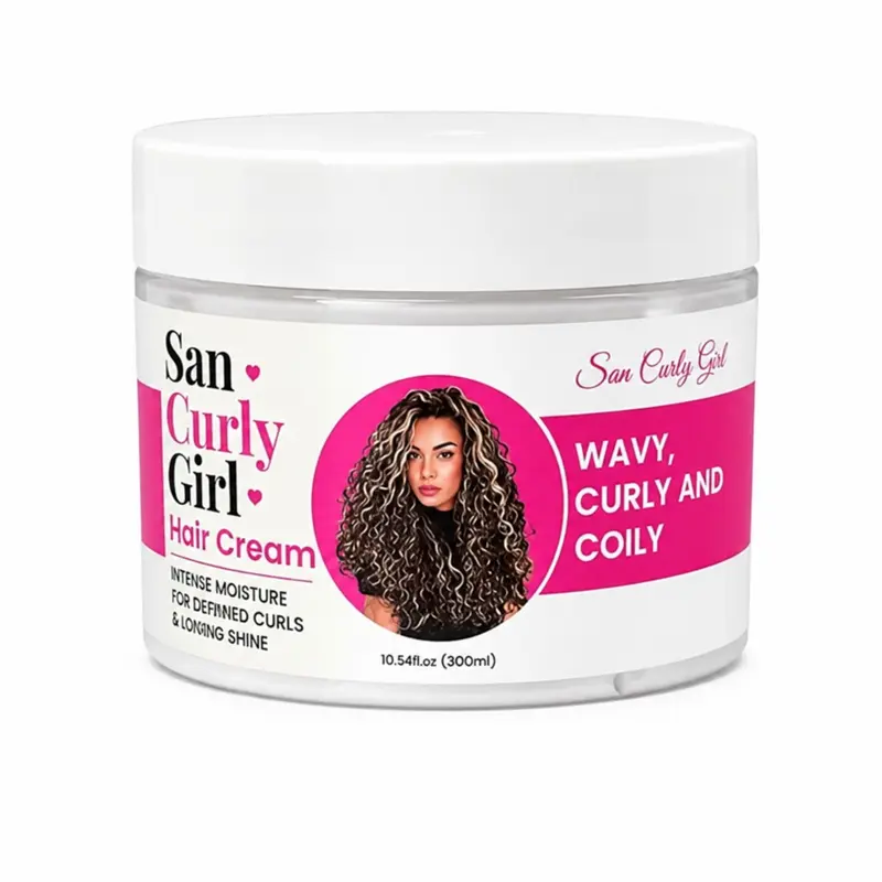 SC Defining Styling Cream for Wavy, Curly and Coily Hair Gel Haircare Moisture Moisturizer with Heat Protector