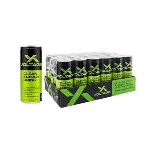 X-VOLTAGE CLEAN ENERGY DRINK 24 UNITS CASE
