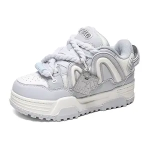 QAND 2025 New Arrival: Original Unisex Color Block Sneakers - All-Season, Thick-Soled, Elevated, Non-Slip, Breathable, Versatile for Daily Wear & Street Fashion Trends