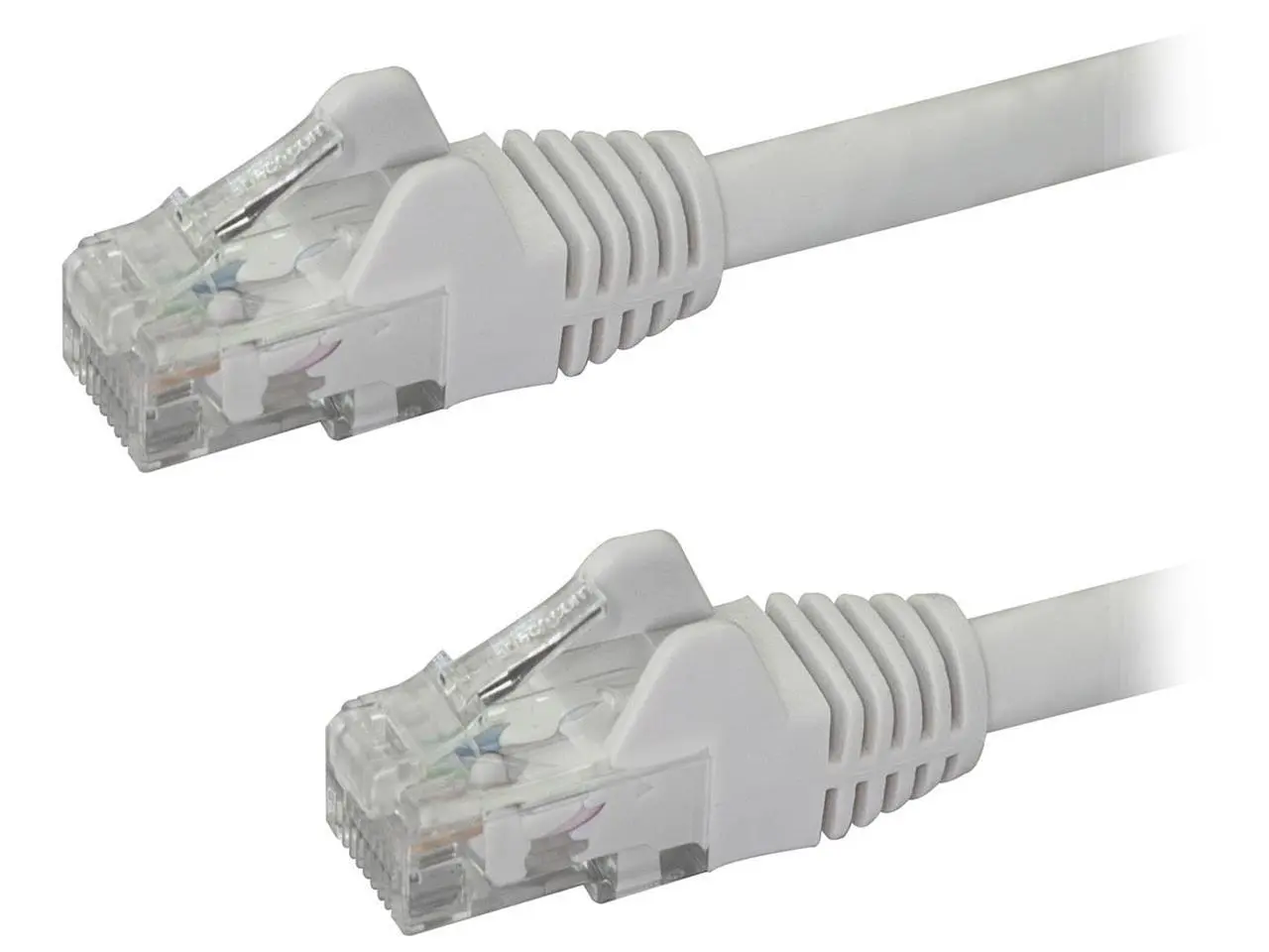 StarTech N6PATCH6WH 6 ft. White Cat6 Cable with Snagless RJ45 Connectors - Cat6 Ethernet Cable - 6 ft. UTP Cat 6 Patch Cable