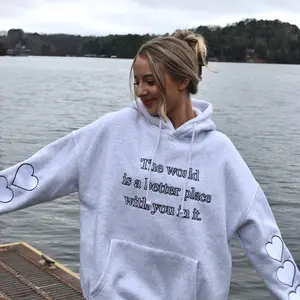 A Better Place Hoodie Embroidered Plush Hoodie