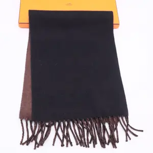 Pre-owned Hermes Cashmere Scarf W20112