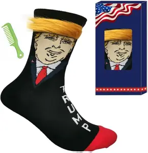 Trump Socks - Unisex Funny Gift Socks Novelty President 2024 Socks MAGA socks Gift Set