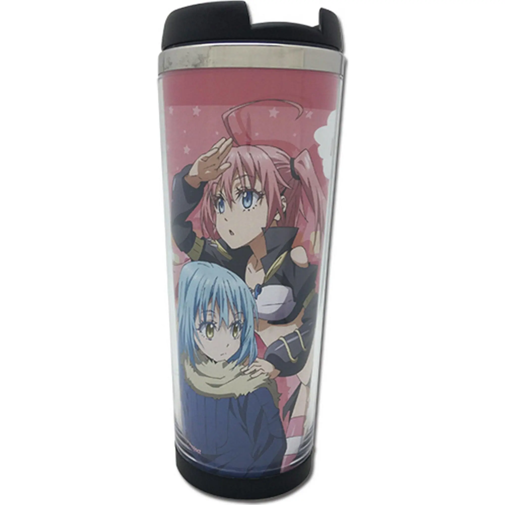 That Time I Got Reincarnated As A Slime - Milim & Rimuru Tempest Pink Tumbler