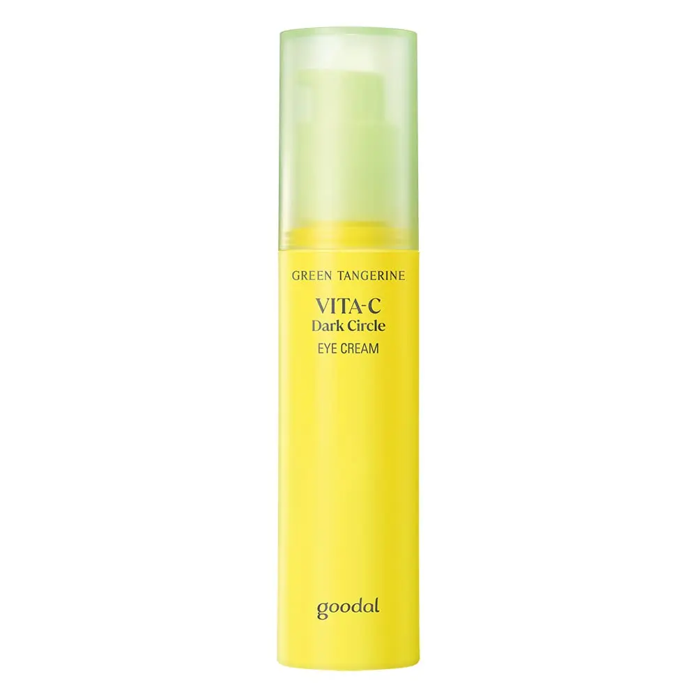 GOODAL Green Tangerine Vitamin C Eye Cream 30ml, Brightens Dark Circles, Hydrating, Lightweight, Korean Skin Care, Eye moisturizer, Hydrate Comfort Daily Moisture