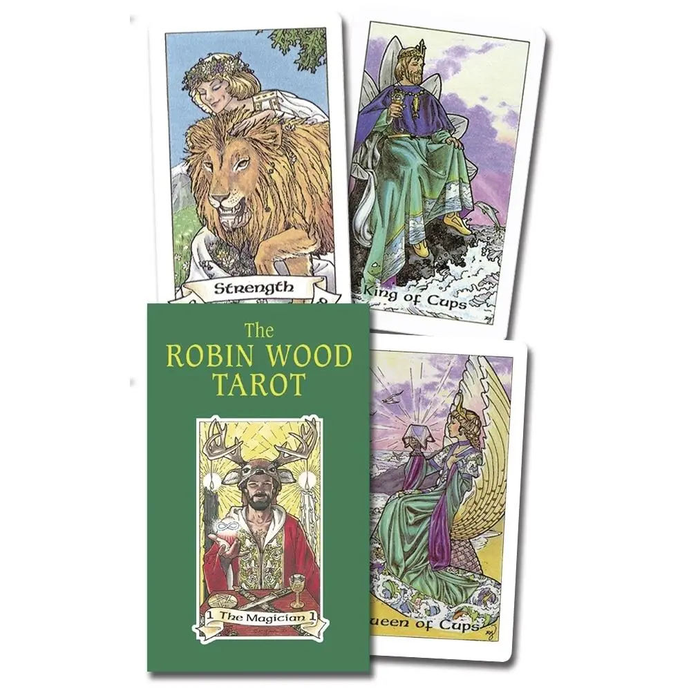 Robin Wood Tarot Deck — Wiccan Pagan RWS 78 Cards Llewellyn 1991