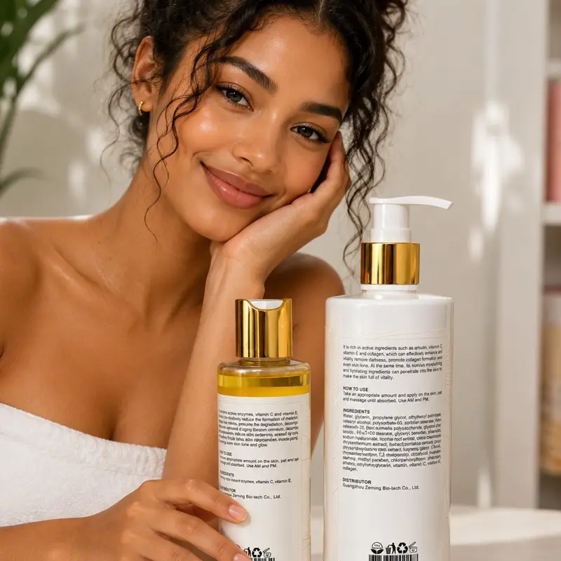 Deep Brightening Bee Lotion for Dark Spots - Enriched with Vitamin C, E, Collagen, Hyaluronic Aci