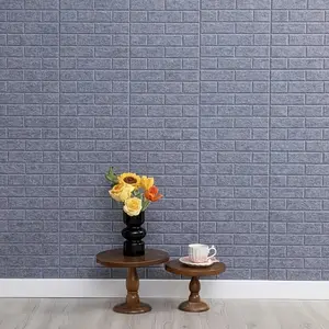 Soundproof Panel Wall Divider, Pure Color Decorative Surface, Acoustic Absorbing Wall Board, Durable & Stylish Design for Home Office Studio Use, Self Adhesive Wallpaper