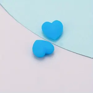 A pair of cute heart-shaped silicone glasses retainers, glasses ears, ear hooks, anti-skid retainers, glasses baffle clips, Glasses Grips, women and men