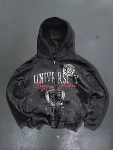 Men's Casual Loose-Fit Fleece Lined Cardigan Sweatshirt, Perfect for Streetwear & Commuting, Thick Fabric Comfortable Design