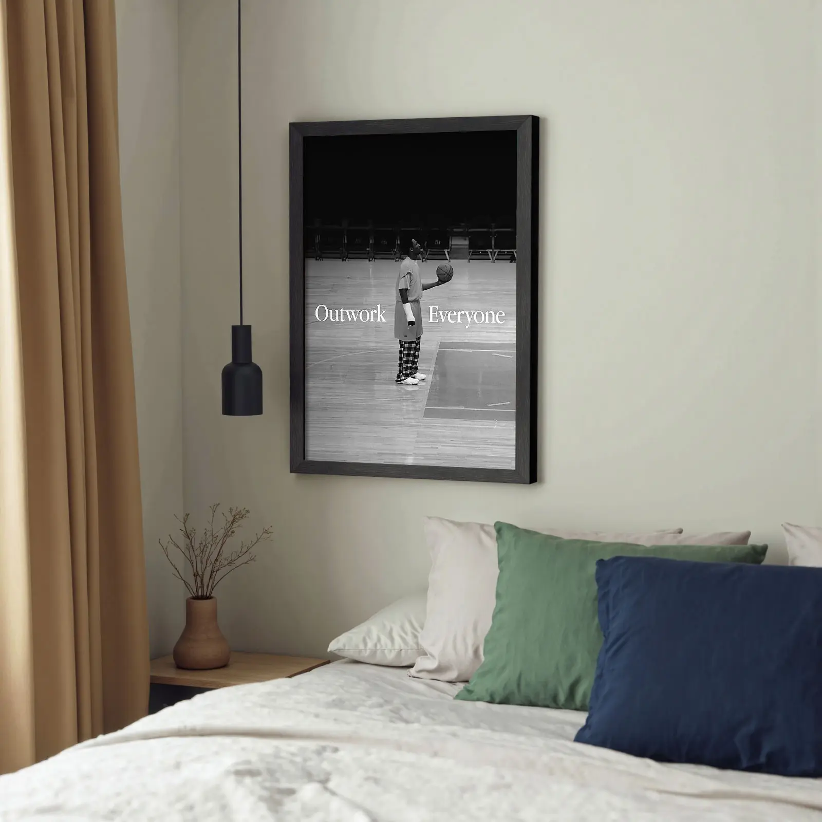 Poster Basketball Outwork Everyone Sports Art Canvas Print High Quality AAA+++ Home Office Decor Decoration Artistic