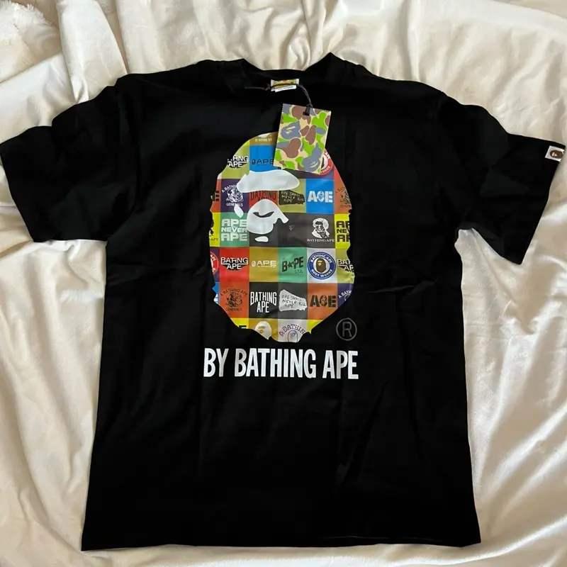 Menswear casual short sleeve shirt Bape Menswear casual short sleeve shirt Bape