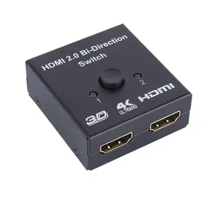 AB Switch HDMI Bidirectional Switcher 2 Input 1 Output 4K High-Definition 2-in-1 Converter 2 Input 1 Output 4K 60Hz
