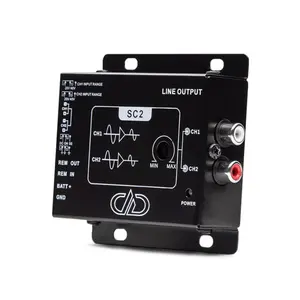 DD Audio 2 Channel Line Output Active Pre-Amp Signal Converter SC2