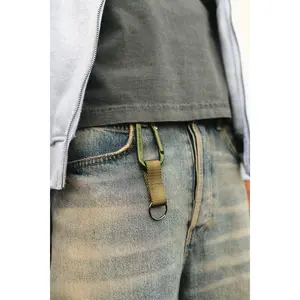 Jumbo Carabiner with Web Strap Key Ring