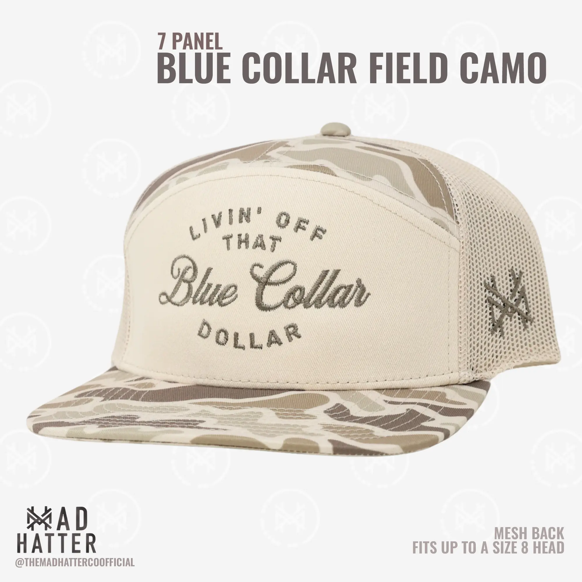 7 Panel Field Camo/Natural/Field Camo 