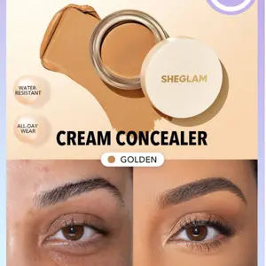 SHEGLAM Nude Rapid Retouch Cream Concealer with Comfort Formula for Flawless Makeup
