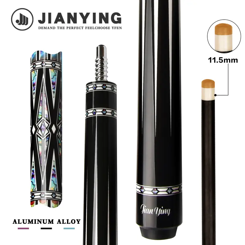 JIAN YING YFEN 2026 NEW Carbon Fiber 1/2 Billiard Cue 58-inch 11.5