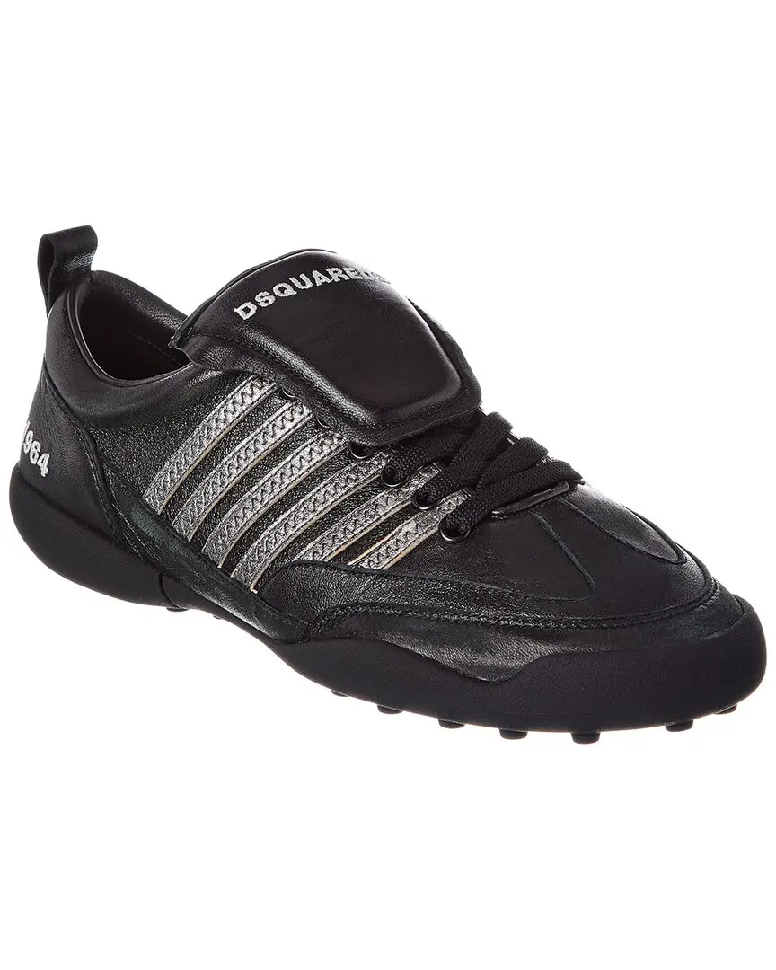 DSQUARED2 Soccer Leather Sneaker