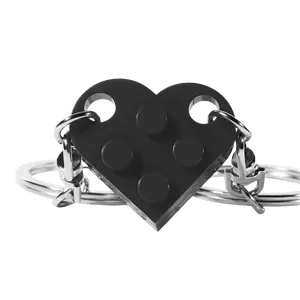 Heart-Shaped Keychain Set – Matching Keychains for Couples, Valentine's Day Gift, Romantic Love Keychain for Him and Her ﻿