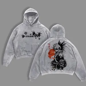 Katsuki Bakugo Washed Hoodie & Tshirt, My Hero Academia Merch, Explosion Quirk Apparel, Vintage Washed Oversized Sweater, Great Explosion Murder God DynaMight Fashion, MHA Hero Jumper 2ML