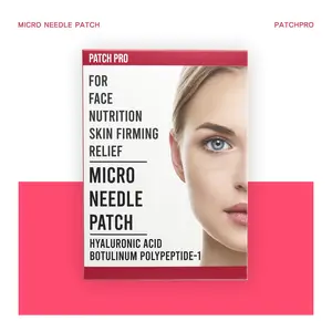 PATCH PRO Advanced Micro Eye Patches with Hyaluronic Acid – Target Fine Lines, Puffy Eyes, and Forehead Wrinkles with 0.25mm Microneedle Technology