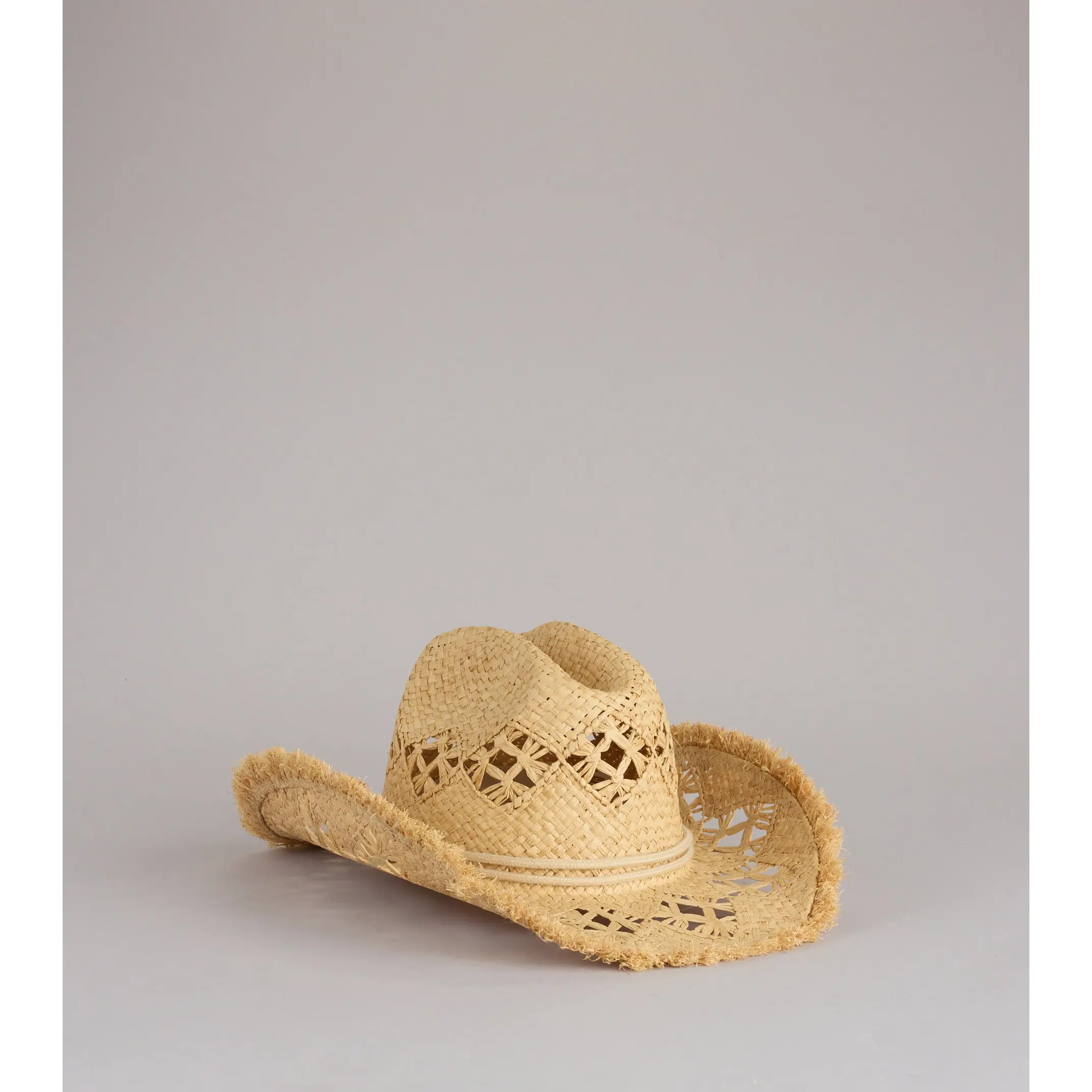 Sunlit Fringe Straw Cowboy Hat Sunlit Fringe Straw Cowboy Hat