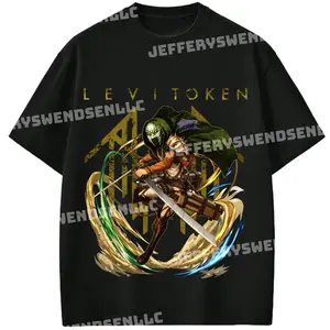 LeviToken Graphic Tee, Sl33pT0k3n x Levi Shirt, AttackOnTitan Anime Fan Merch, Unisex Sweatshirt Hoodie