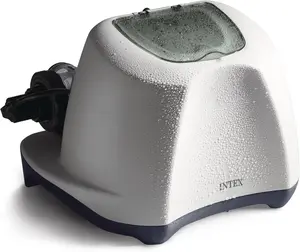Intex Krystal Clear Saltwater Pool Chlorine System for Above Ground Pools up to 15,000 Gallons, Pool Cleaner with Automatic Timer and Self Cleaning