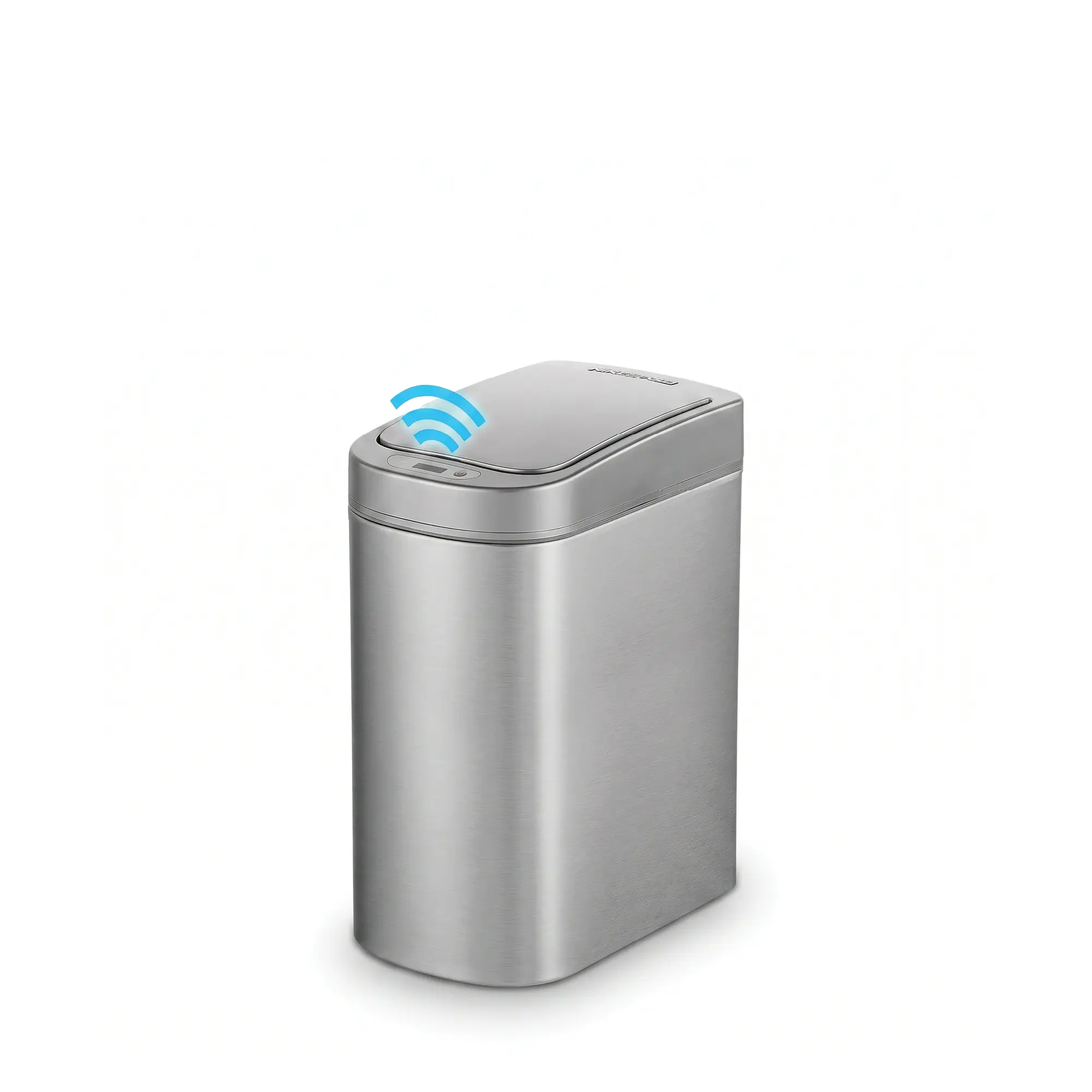 Ninestars Small Automatic Motion Sensor Bathroom Trash Can, 1.8 Gallon and 2.4 Gallon Smart Opening Garbage Bin for Bathroom, Bedroom, Kitchen, Office