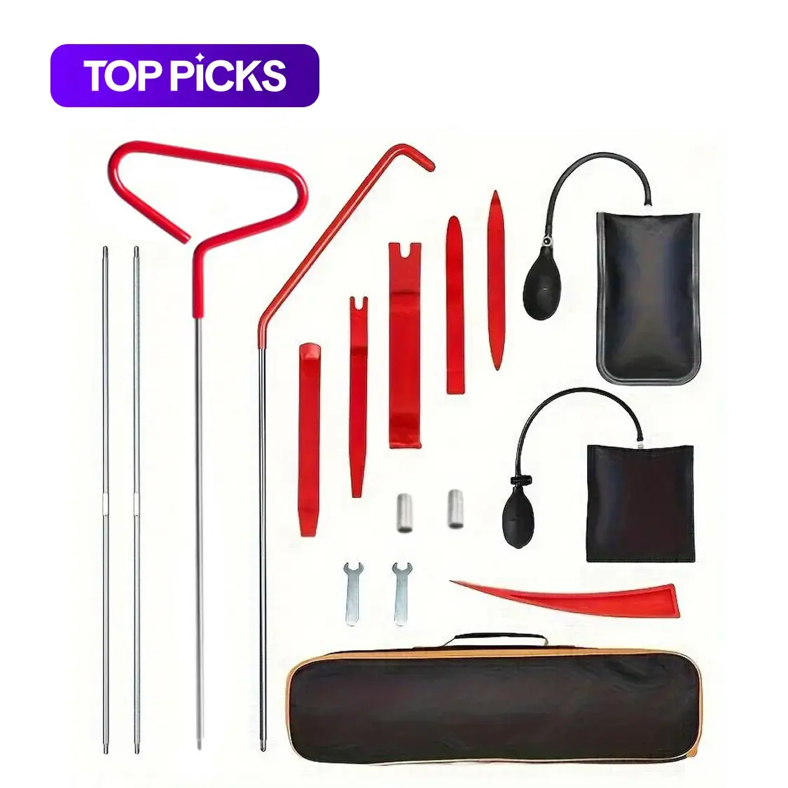 Car Tire Repair Kit, Summer Portable Automotive Tool Set with a ...