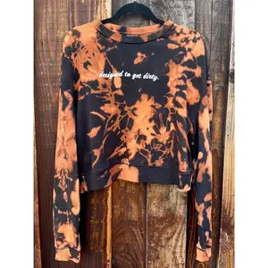Limited Edition Tie Dyed MCREY Designed To Get Dirty Crop Crewneck