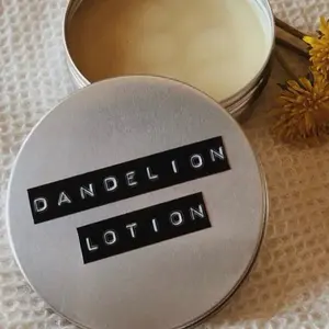 Dandelion lotion for skin and healing