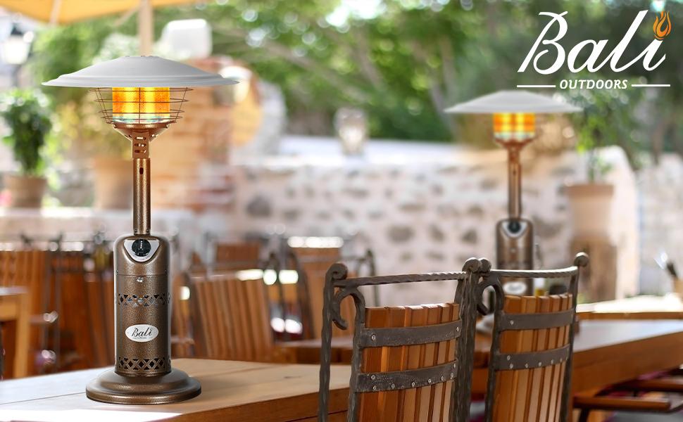 BALI OUTDOORS 34 inch Portable Gas Patio Heater, Bronze - Lightweight and Portable #springtok