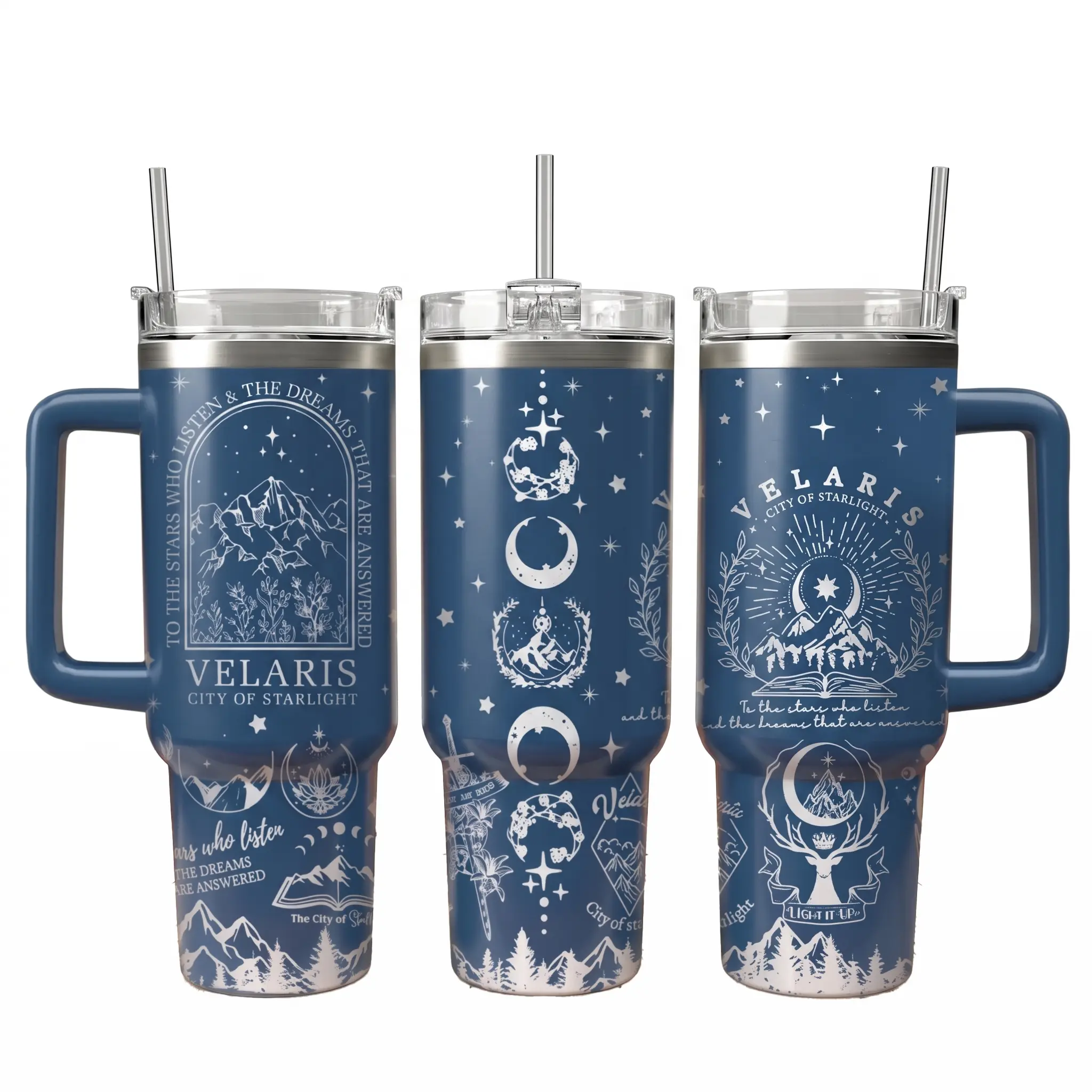 Velaris City of Starlight 20oz & 40oz Tumbler | ACOTAR BookTok Cup | Night Court Merch | Romantasy Reader Gift