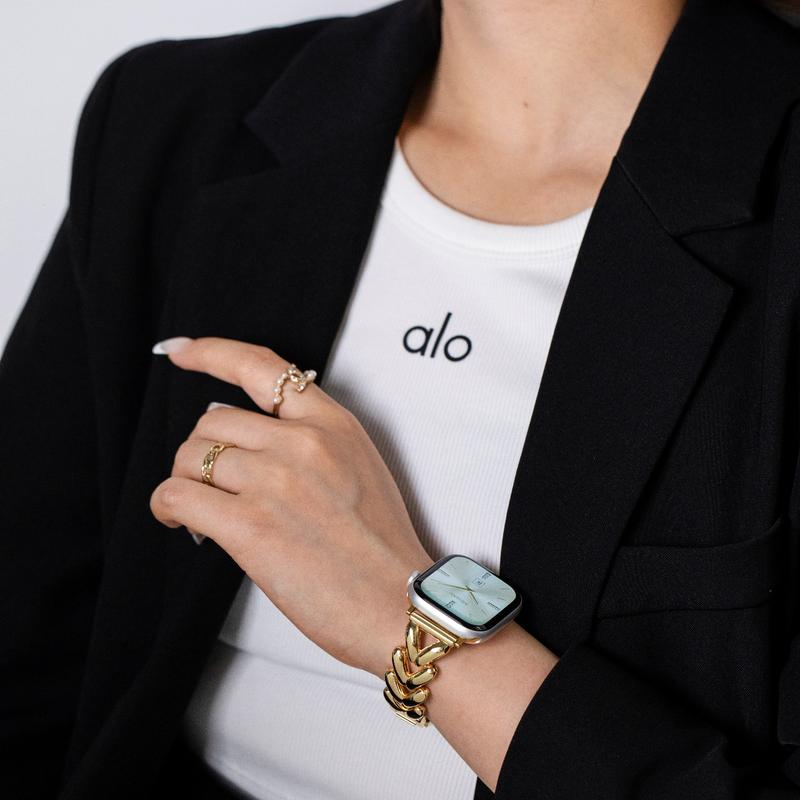 MISSAIR V-Line Band Compatible with Apple Watch Series 11 10 9 8 7 6 5 4 3 2 1, SE, Ultra - Adjustable Bracelet Strap Wearable Accessories