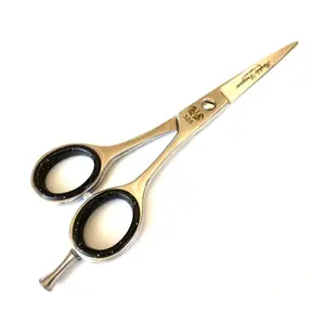 Barber Hair Cutting Scissors Shears 5.5" - Professional Grade Precision Shears for Haircuts and Trimming